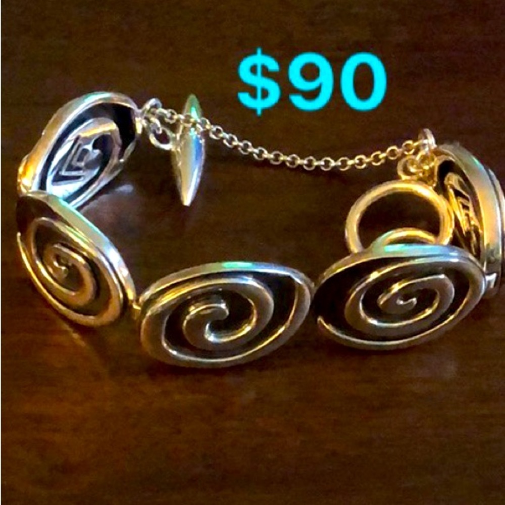 Silpada Sterling Silver swirls bracelet